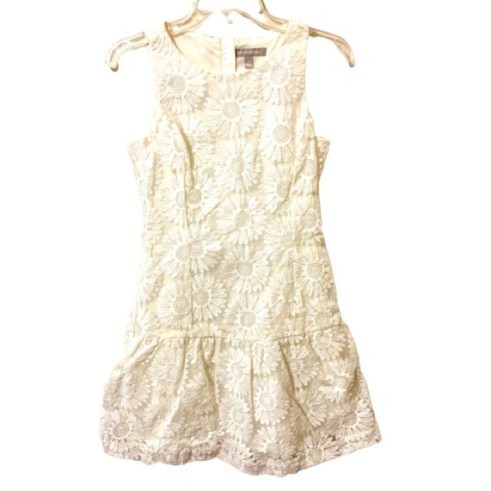 Banana Republic Sunflower Lace Dress - Size 2 - Picture 9 of 12
